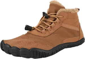 Snow Boots for Teen Girls Waterproof Fuzzy Boots Warm Sneaker Boots Comfortable Warm Outdoor Boots Teens Winter Boots