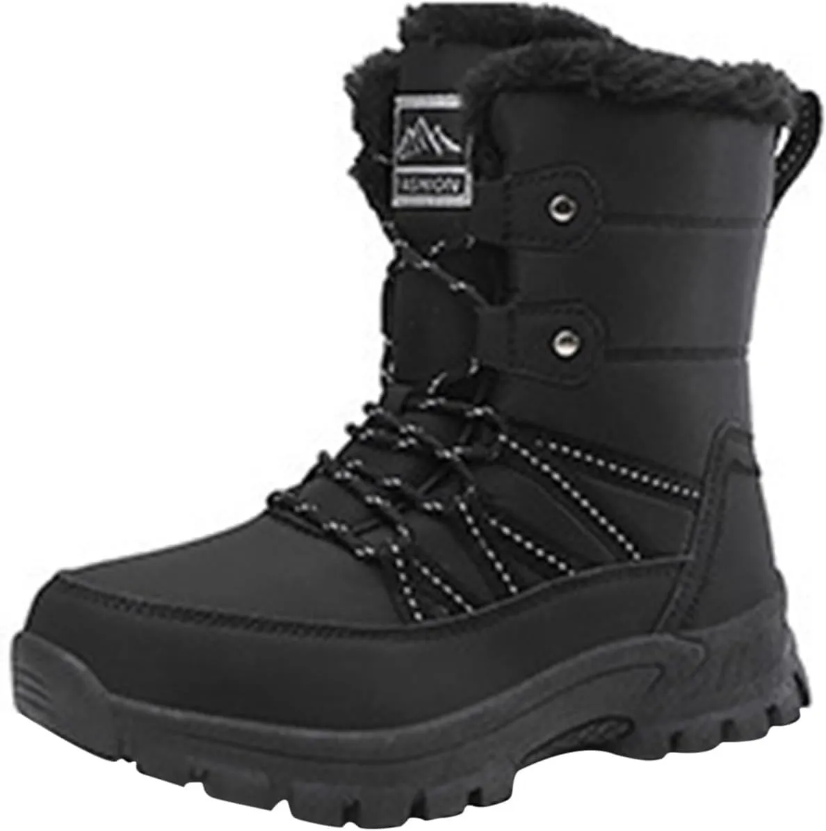 Snow Boots for Womens Winter Shoes Warm Fur Lined Mid Calf Boots Women Anti Slip Waterproof Comfortable Outdoor Boot