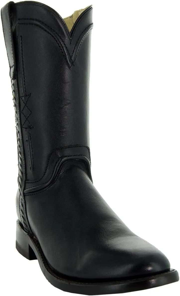 Soto Boots Men's Roper Cowboy Boots, Genuine Leather Men's Cowboy Boots, Western Boots For Men H4003