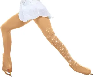 SSZYace Ice Skate Figure Skating Tights Over The Boot Crystal XS S M L