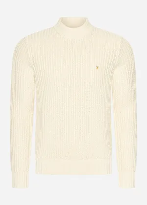 Sweater burlington fisherman - cream