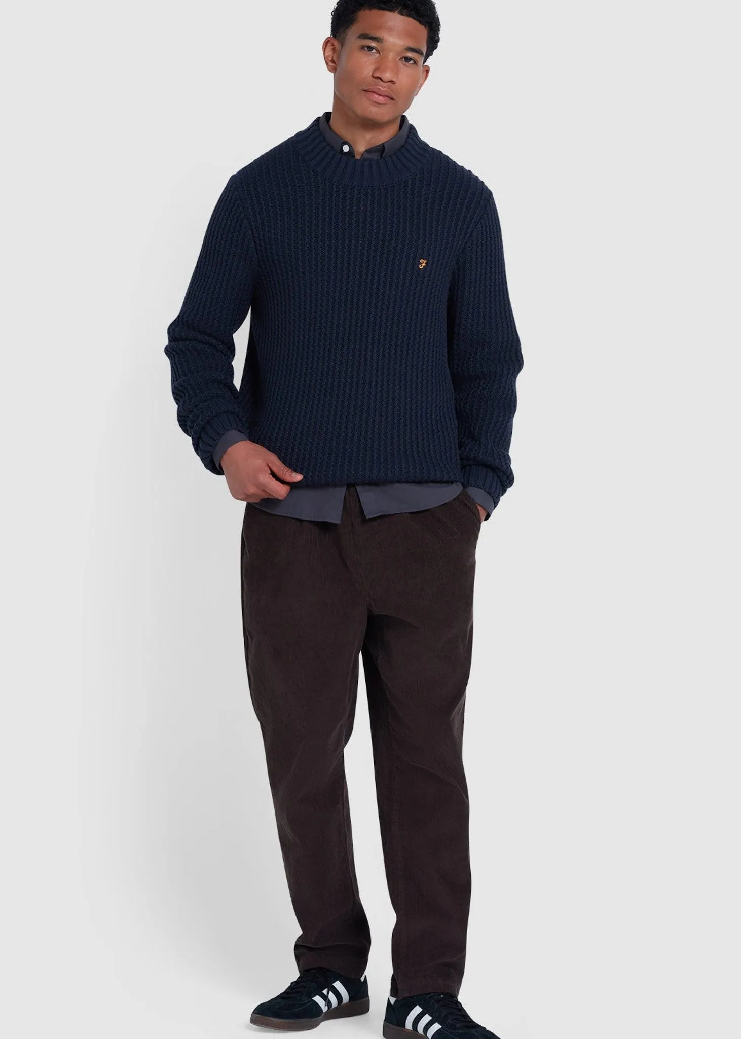 Sweater burlington fisherman - true navy