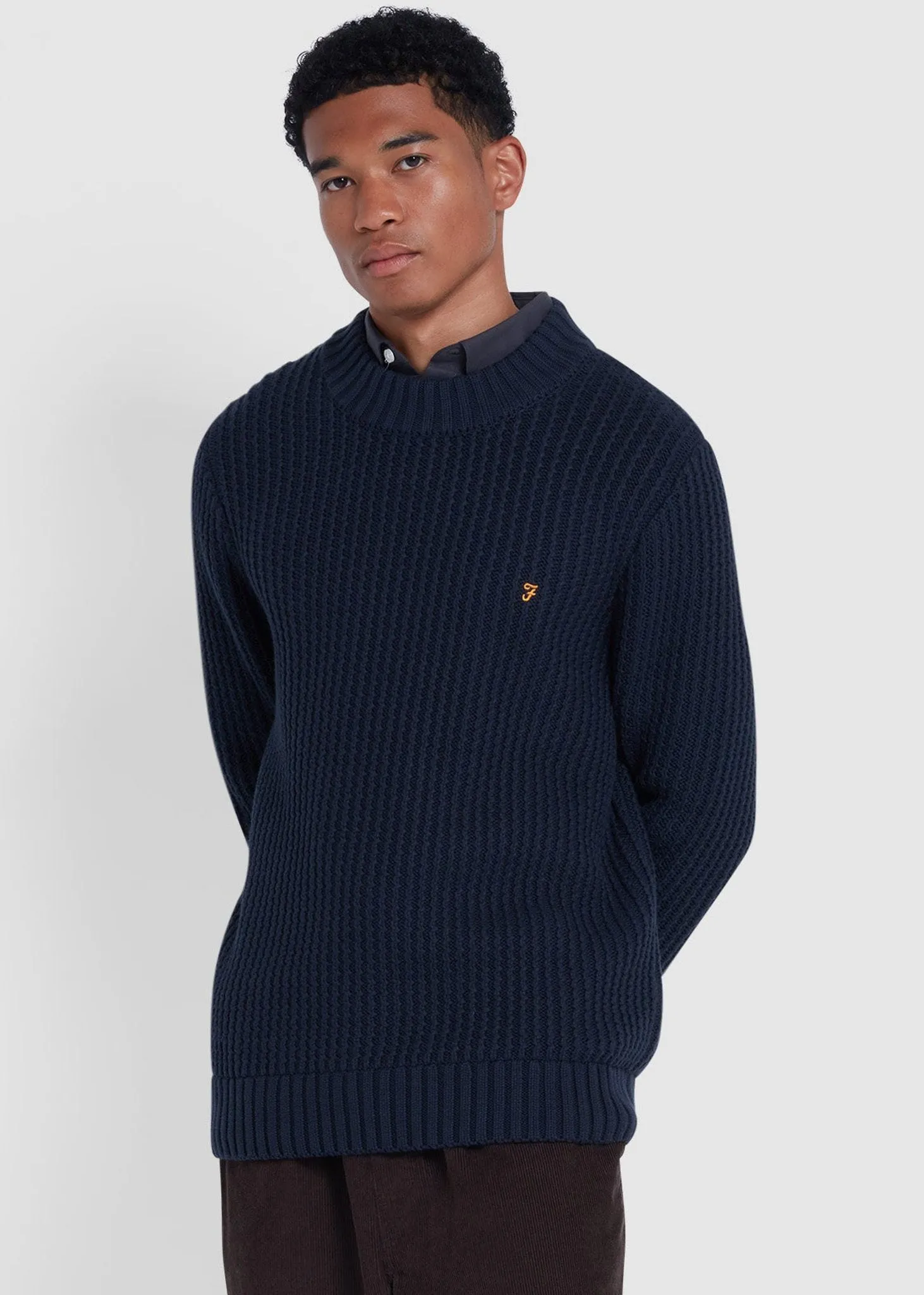 Sweater burlington fisherman - true navy