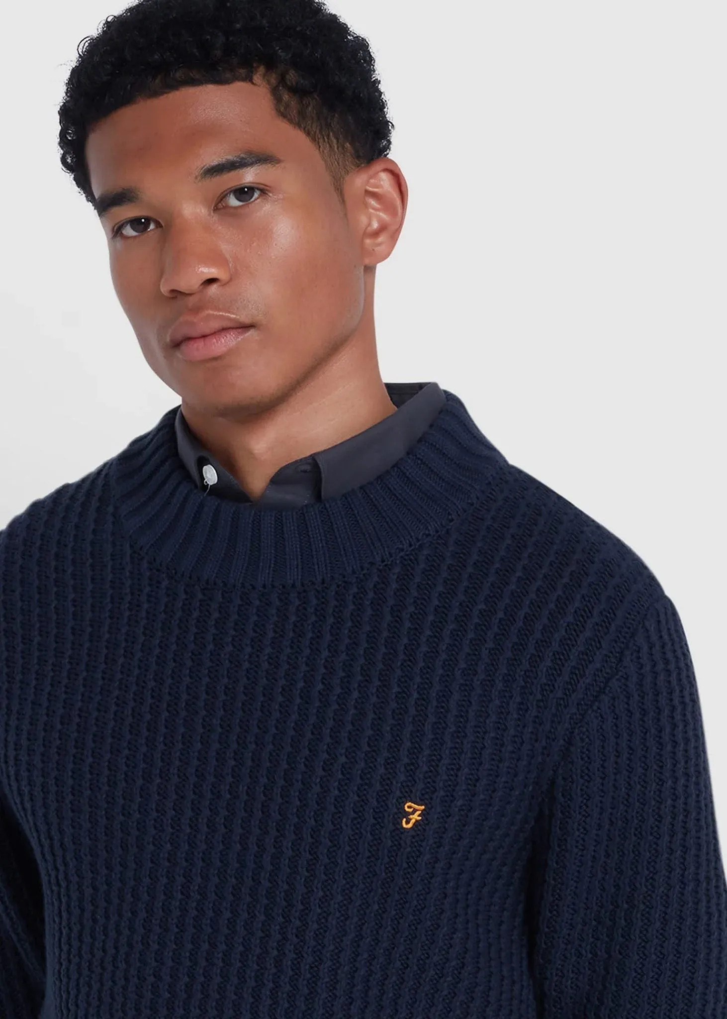 Sweater burlington fisherman - true navy
