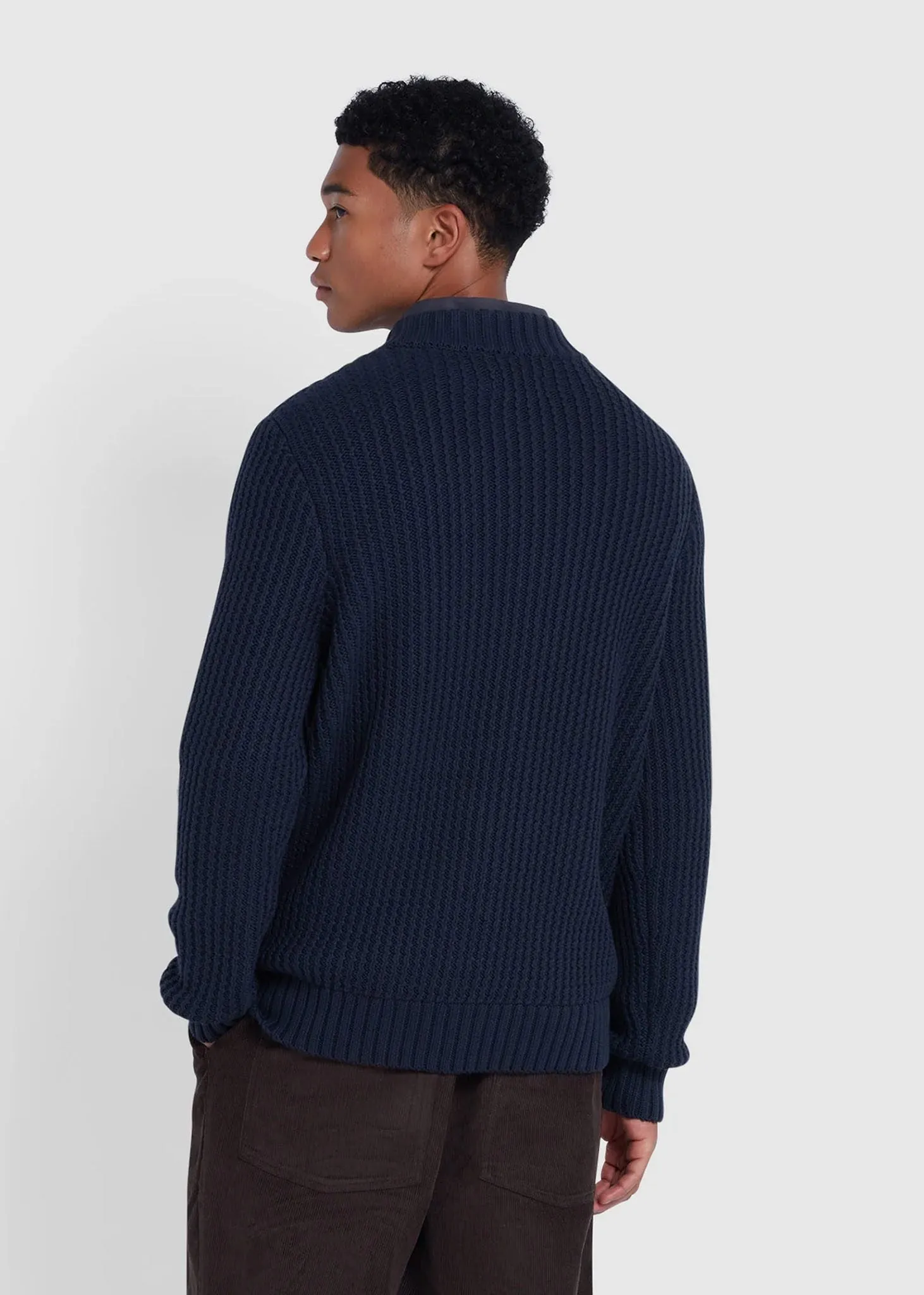 Sweater burlington fisherman - true navy