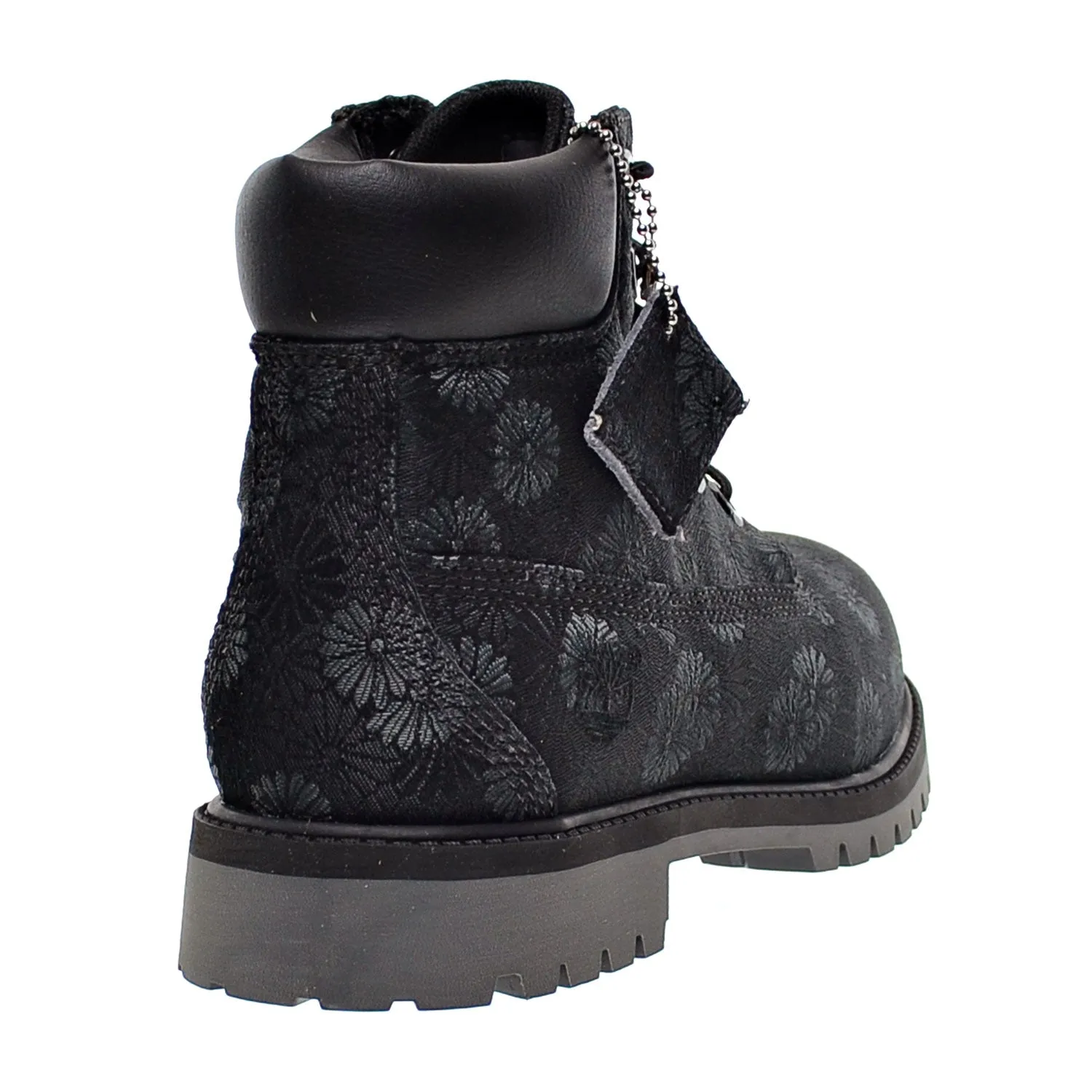 Timberland 6 Inch Classic Big Kids Boots Black Floral