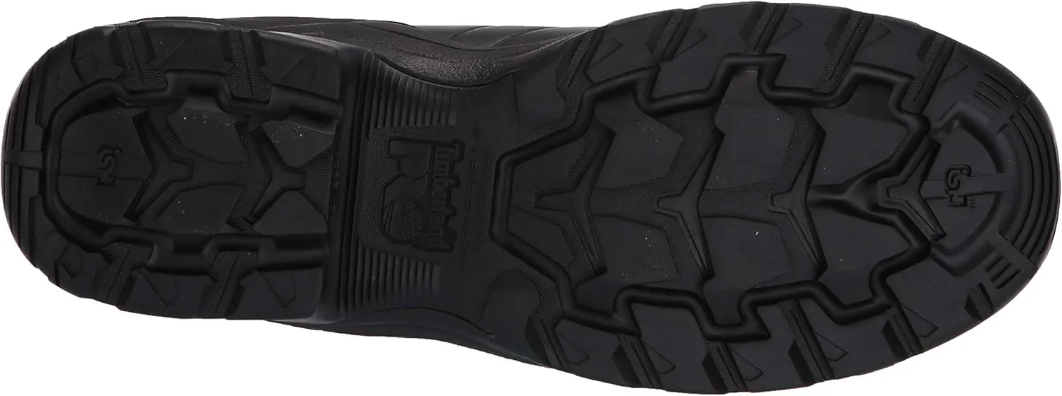Timberland PRO Men's Hypercharge 8 Inch Composite Safety Toe Puncture Resistant Side-Zip Waterproof Tactical Duty Uniform Work