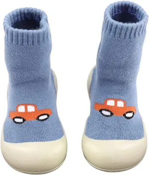 Toddler Girl Shoes,Baby Sock Shoes Boys Girls Indoor Cartoon Soft Elastic Casual First Walkers Shoes 0-4 Years