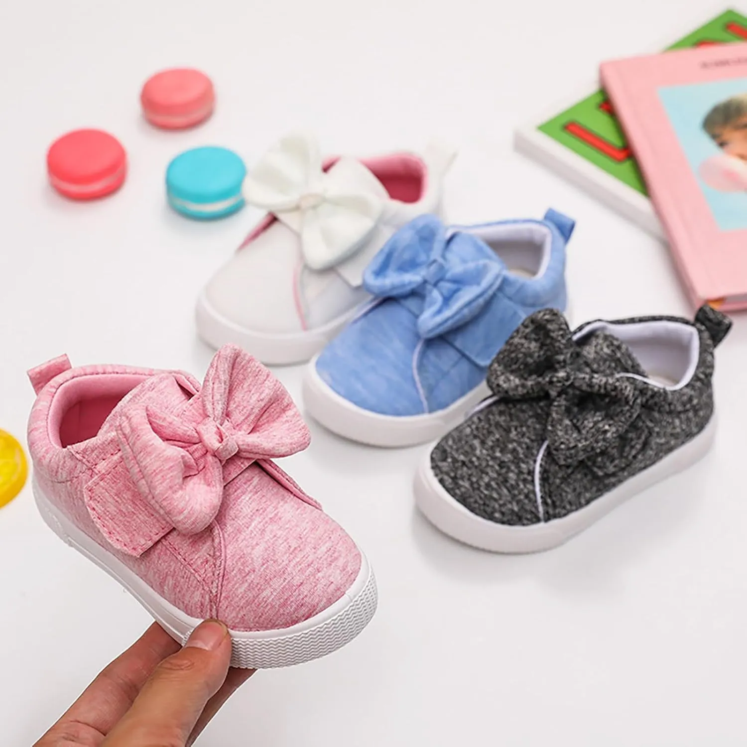 Toddler Lightweight Sneakers Walking Shoes for Kids Casual Running Tennis Non-Slip Shoes Girls First ??alkers Flat Shoes