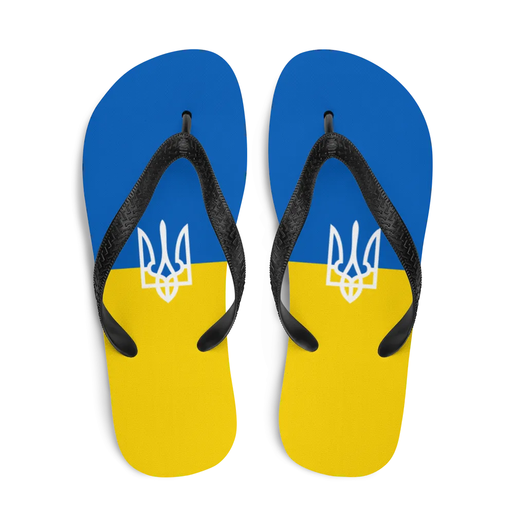 Ukraine Trident Flip-Flops