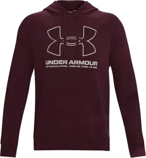 Under Armour Men's UA Rival Lock Up Hoodie Fleece Pullover 1366724 (Maroon, Medium)