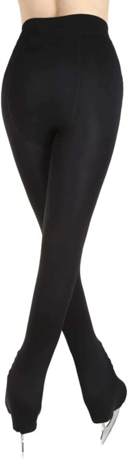 Valcatch Ice Skate Figure Skating Tights for Girls Youth Light Weight Fleece Pants Practice Performance Base Layer