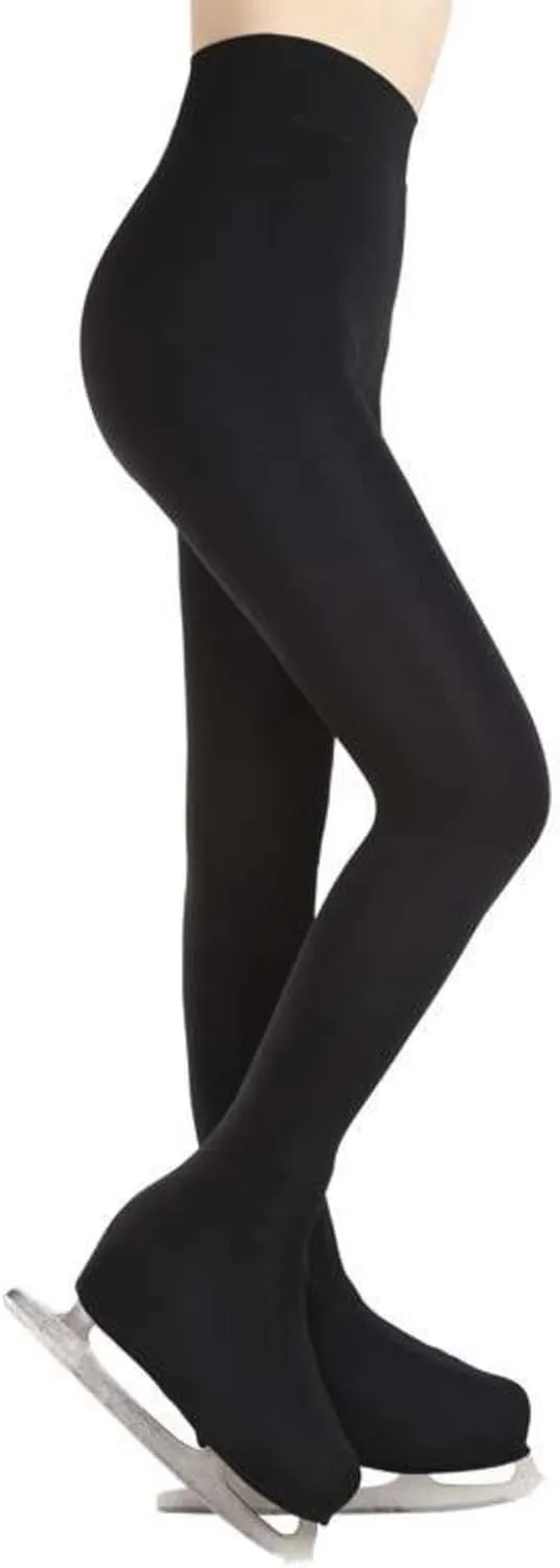 Valcatch Ice Skate Figure Skating Tights for Girls Youth Light Weight Fleece Pants Practice Performance Base Layer