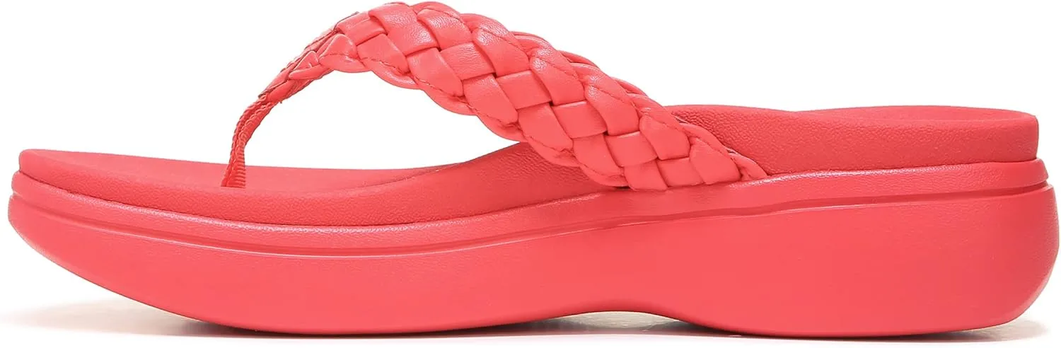 Vionic Kenji Women's Toe-Post Platform Wedge Sandal - Medium