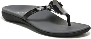 Vionic Raysa Women's Toe Post Supportive Sandal Black - 8 Medium