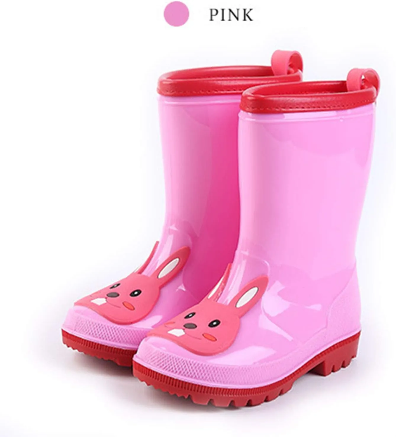 Waterproof Rain Boots for Little Kids,Toddler Infant Boys Girls Cartoon Rubber Waterproof Rain Shoes Rain Boots