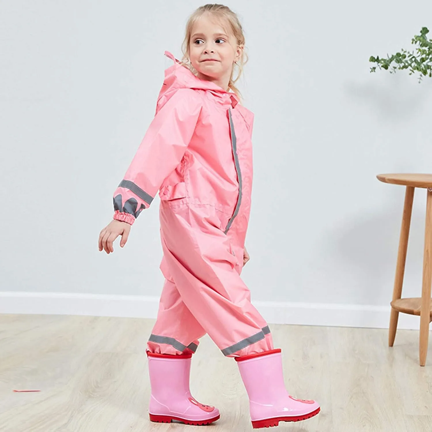 Waterproof Rain Boots for Little Kids,Toddler Infant Boys Girls Cartoon Rubber Waterproof Rain Shoes Rain Boots