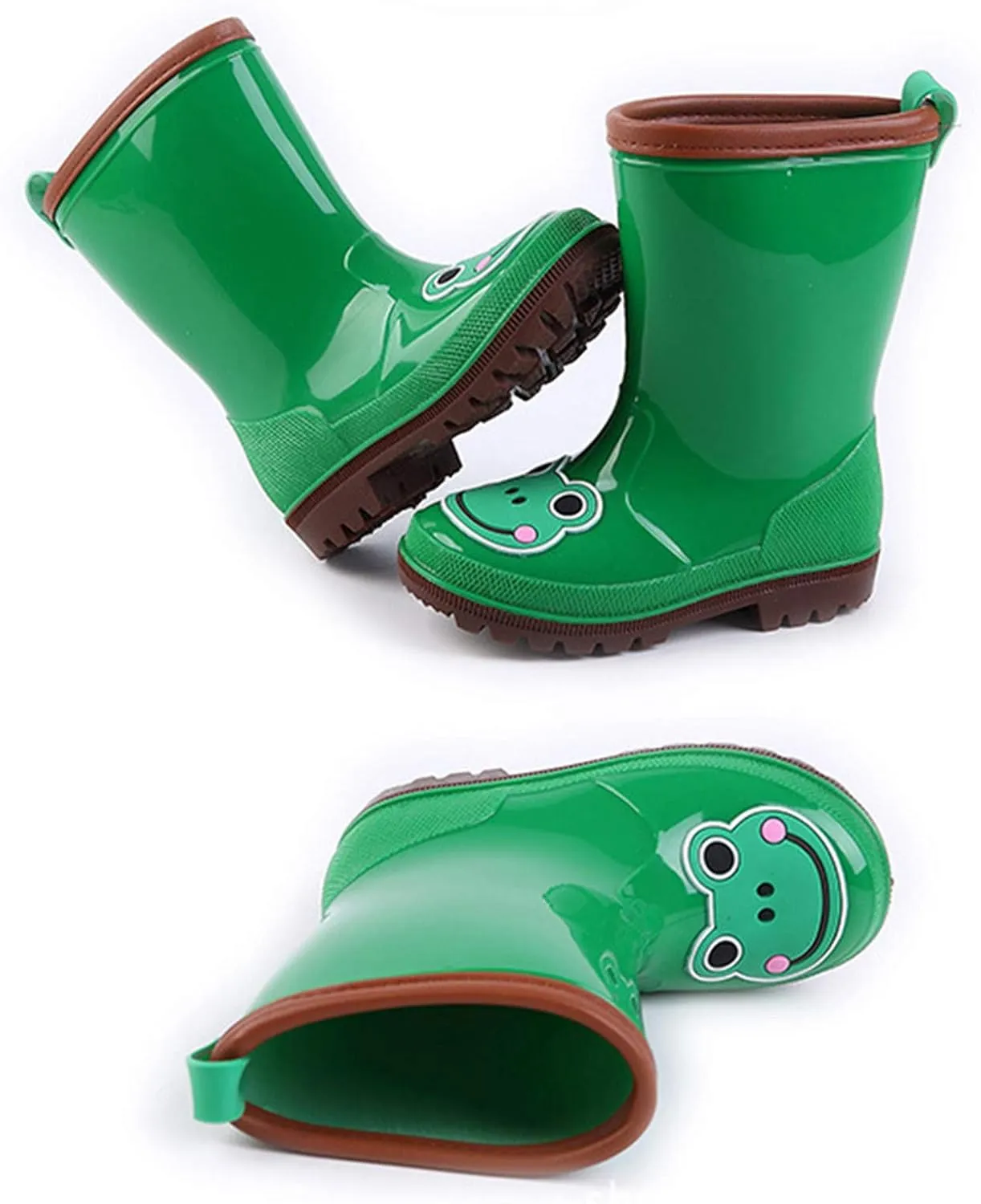 Waterproof Rain Boots for Little Kids,Toddler Infant Boys Girls Cartoon Rubber Waterproof Rain Shoes Rain Boots
