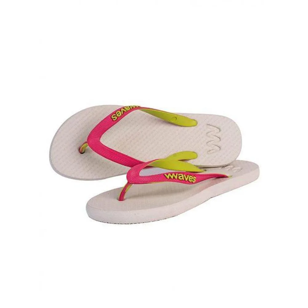 WAVES Tapered Printed Summer Punch UK 4 - White