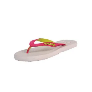 WAVES Tapered Printed Summer Punch UK 4 - White