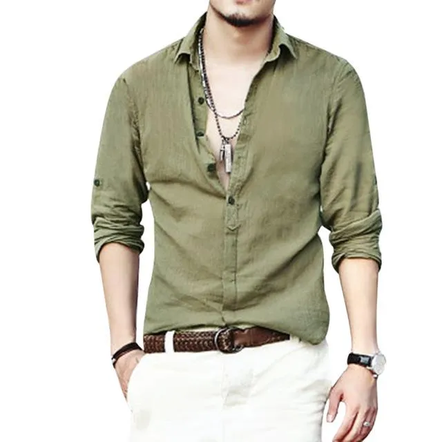 West Louis Men Quick Dry Casual Shirt
