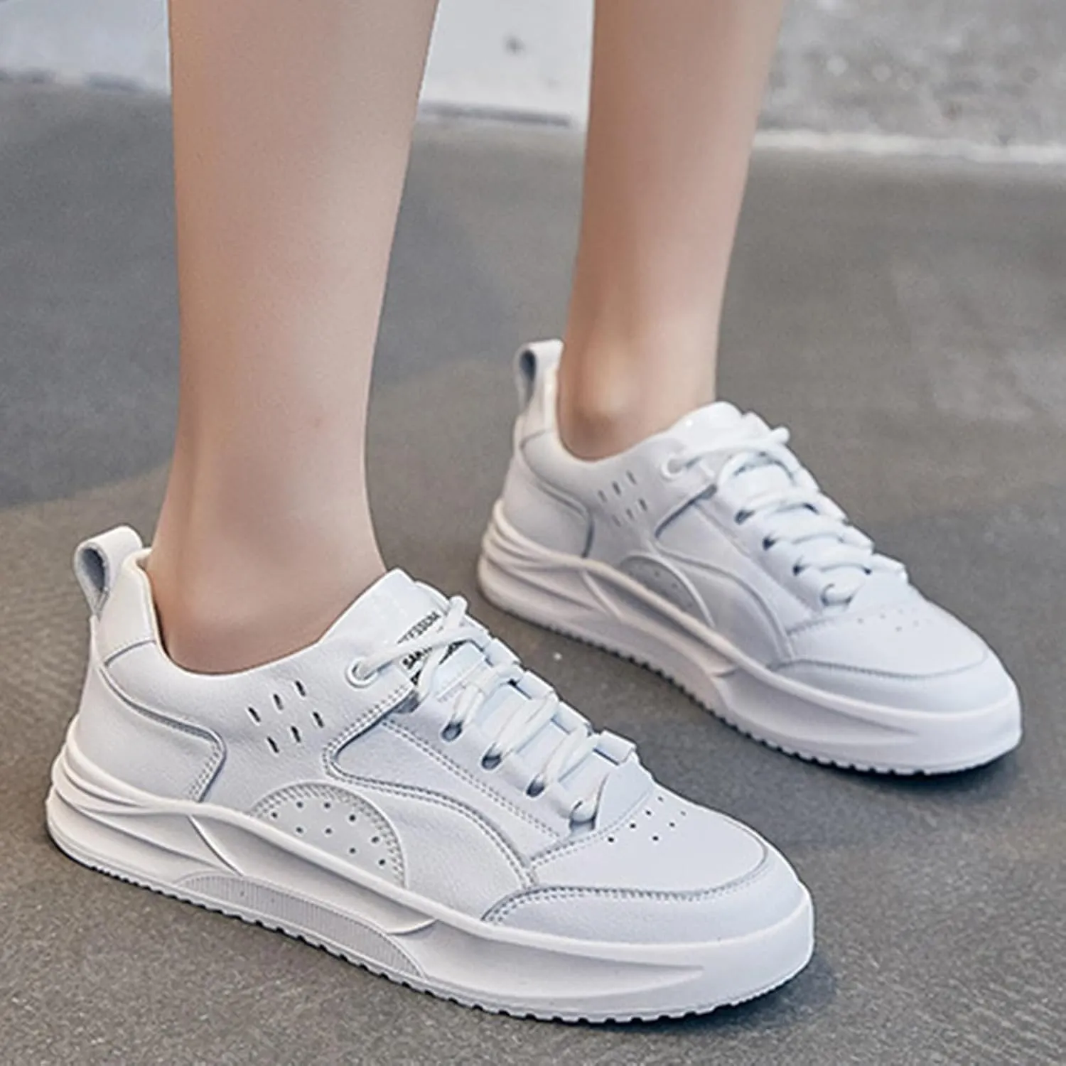 White Bunions Nursing Shoes Women,Breathable Mesh Loafers Work Shoes,Lightweight Non Slip Orthopedic Nurse Shoes for Women Food Service,with Arch Support