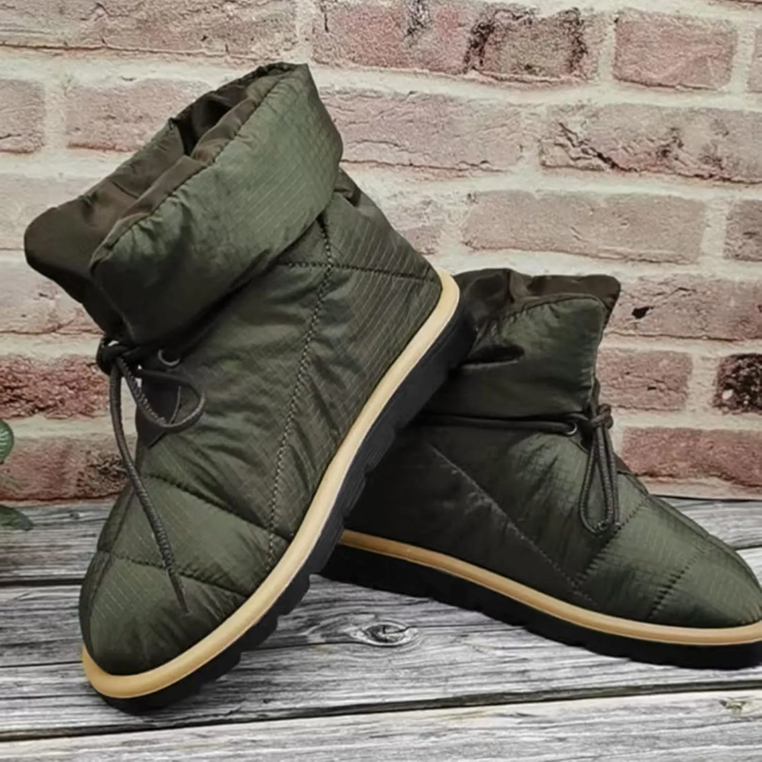 Winter Boots for Women Waterproof Snow Womens Winter Shoes Black Furry Boots for Women Non Slip Work Boots Women Short Winter Boots for Women Low Heel Prime of Day Deals Today 2024