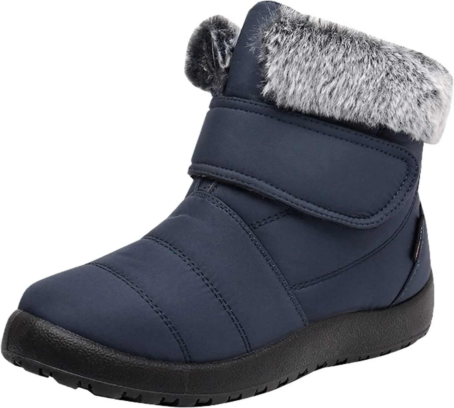 Winter Boots for Women Wide Width Light Weight Women's Winter Snow Boots Waterproof Snow Boots for Women Wide Feet Wide Snow Boots for Women with Zipper Botas Para El FrO De Dama