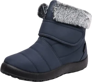 Winter Boots for Women Wide Width Light Weight Women's Winter Snow Boots Waterproof Snow Boots for Women Wide Feet Wide Snow Boots for Women with Zipper Botas Para El FrO De Dama