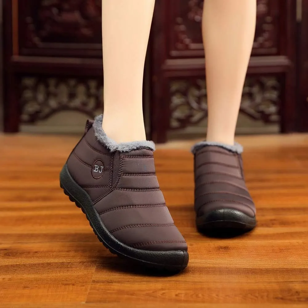 Women Snow Boots Waterproof Tall Slip on Winter Boots for Women Waterproof Snow Non Slip Snow Boots Womens Tall Womens Hunting Boots Waterproof Insulated Botas De Invierno Para Mujer Elegantes Largas