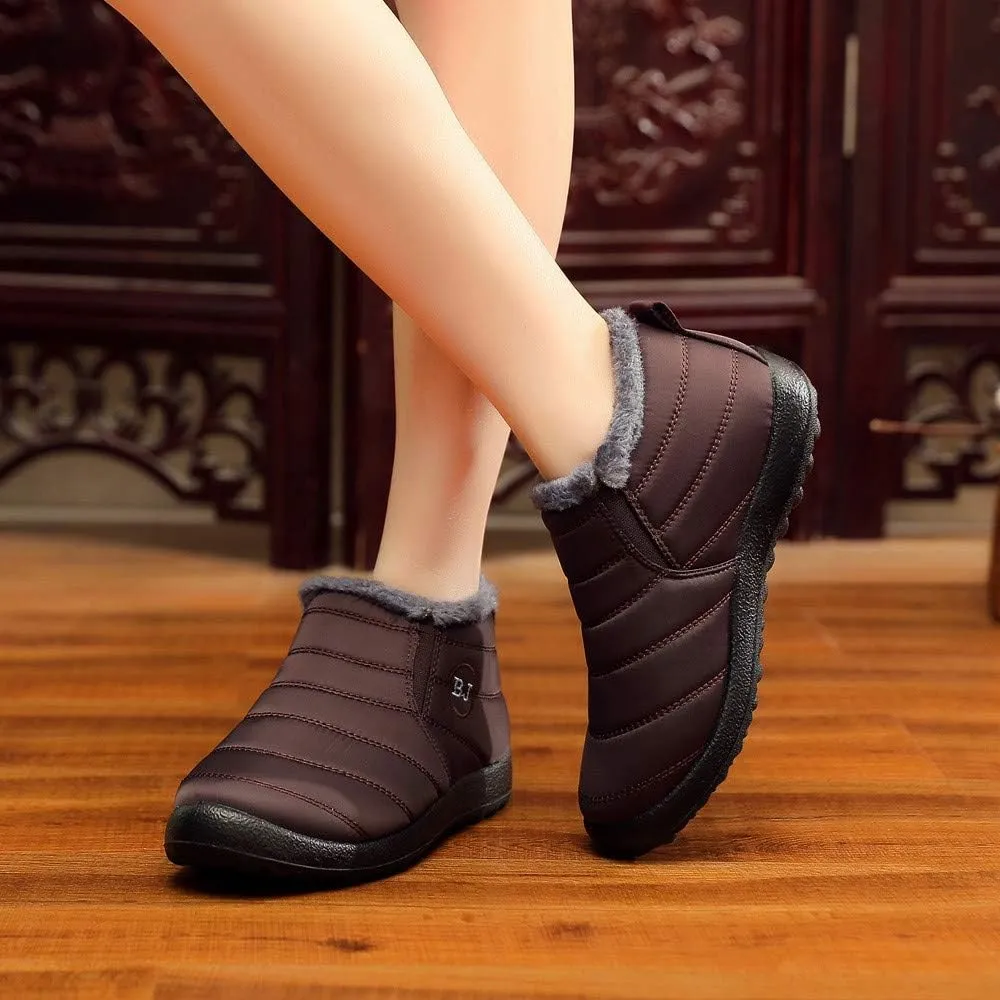 Women Snow Boots Waterproof Tall Slip on Winter Boots for Women Waterproof Snow Non Slip Snow Boots Womens Tall Womens Hunting Boots Waterproof Insulated Botas De Invierno Para Mujer Elegantes Largas