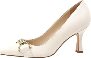 Women's Closed Toe High Heels Dress Pointed Toe Wedding Pump Shoes Prom Bridal Work Office Pumps for Women