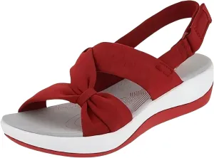 Womens Orthopedic Flats Sport Slippers Ankle Strap Wide Width Arch Support Beach Walking Sandals