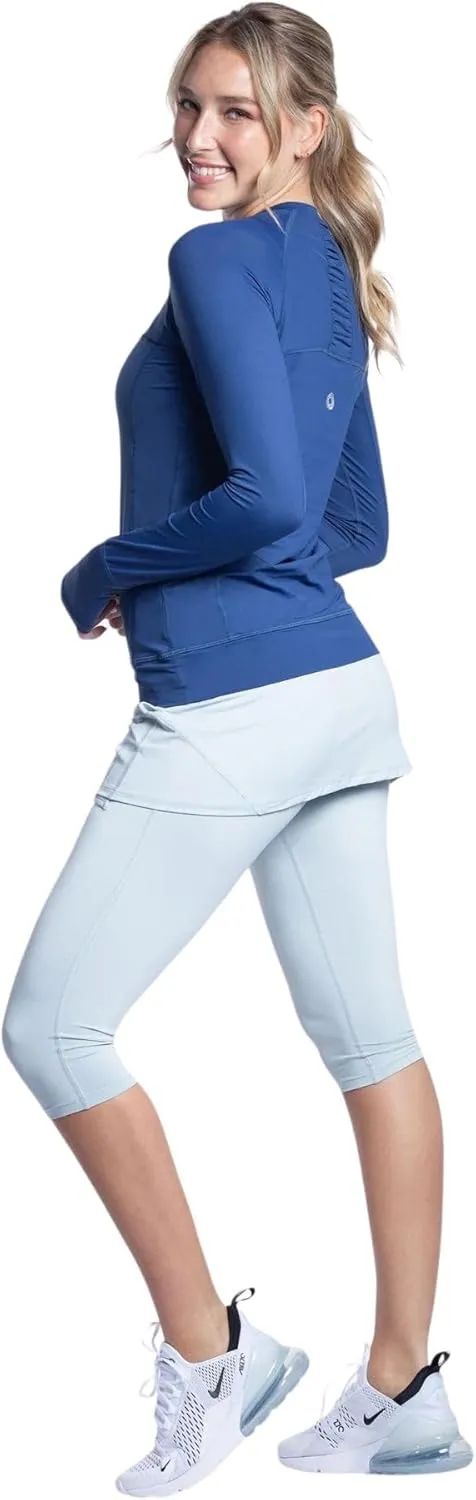 Women's UPF 50  Sun Protection Active Capri with Skirt