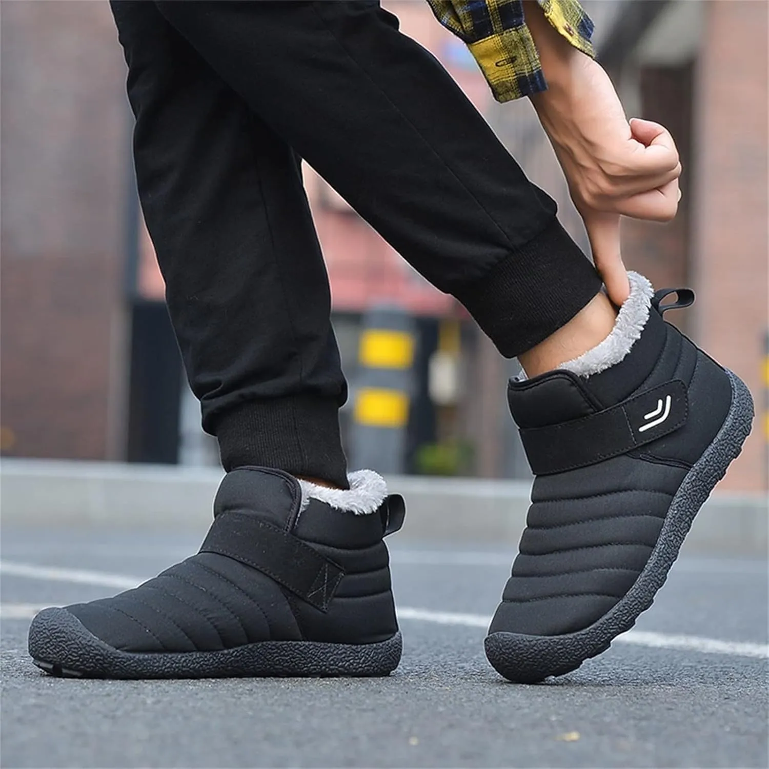 Women's Waterproof Snow Boots Woman Snow Boots Slip on Womens Slip on Winter Boots Zapatos Para Caminar En La Nieve De Mujer Botas Para El Frio De Mujer Largas