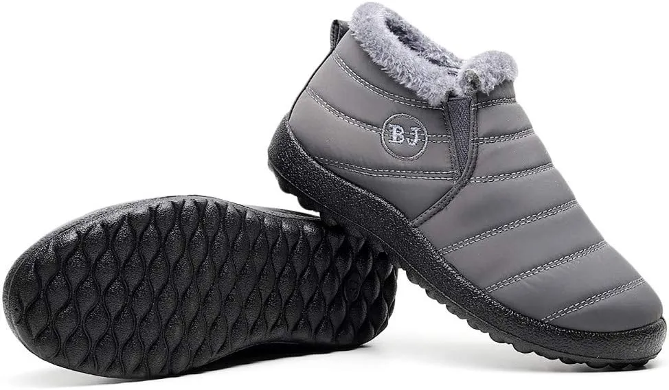 Womens Winter Boots Waterproof Wide Leg Womens Snow Boots 9.5 Wide Women's Snow Boot Autumn Winter Warm Leather Boots for Women Look Slim Botas Para El Invierno De Mujer