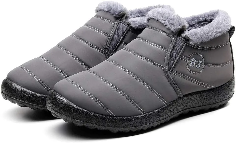 Womens Winter Boots Waterproof Wide Leg Womens Snow Boots 9.5 Wide Women's Snow Boot Autumn Winter Warm Leather Boots for Women Look Slim Botas Para El Invierno De Mujer
