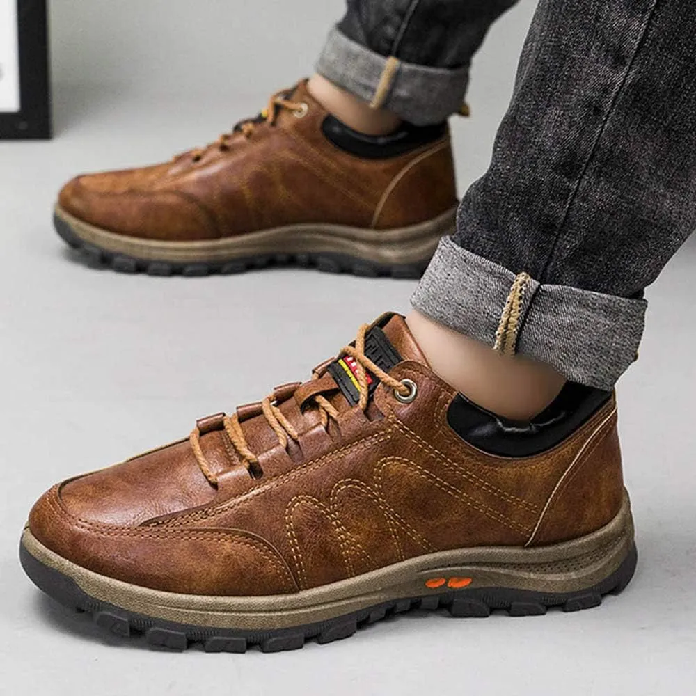 YSMIIH Men Hiking Shoes Breathable Non-Slip Low Top Trailing Trekking Walking Hiking Shoes Camping Shoes Outdoor Sneakers