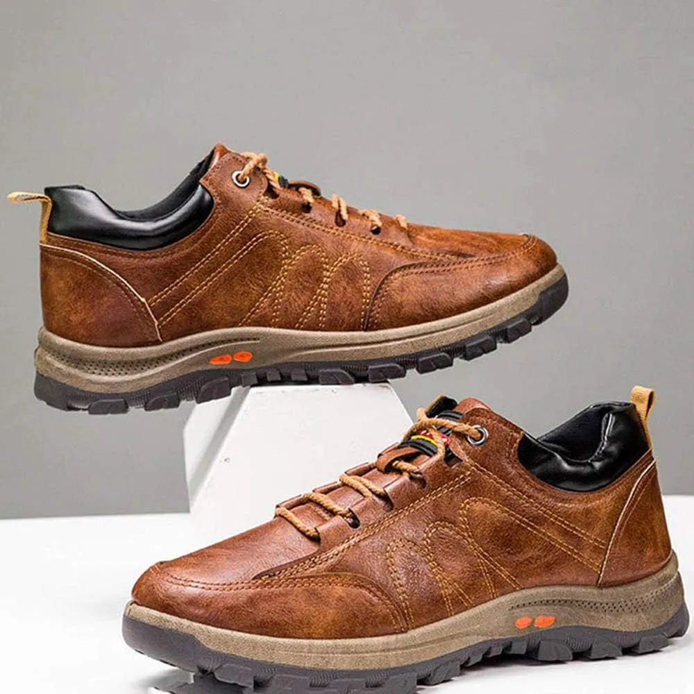 YSMIIH Men Hiking Shoes Breathable Non-Slip Low Top Trailing Trekking Walking Hiking Shoes Camping Shoes Outdoor Sneakers