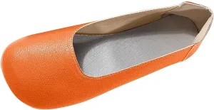ZWRXW Women Flat Shoes Fashion Square Toe Ballets Flats Low Heel Slip On Walking Shoes Comfortable Summer Dressy Work Flats for Business Casual Office Driving Nursing